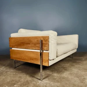 Robin Day Forum II Leather & Walnut Chair